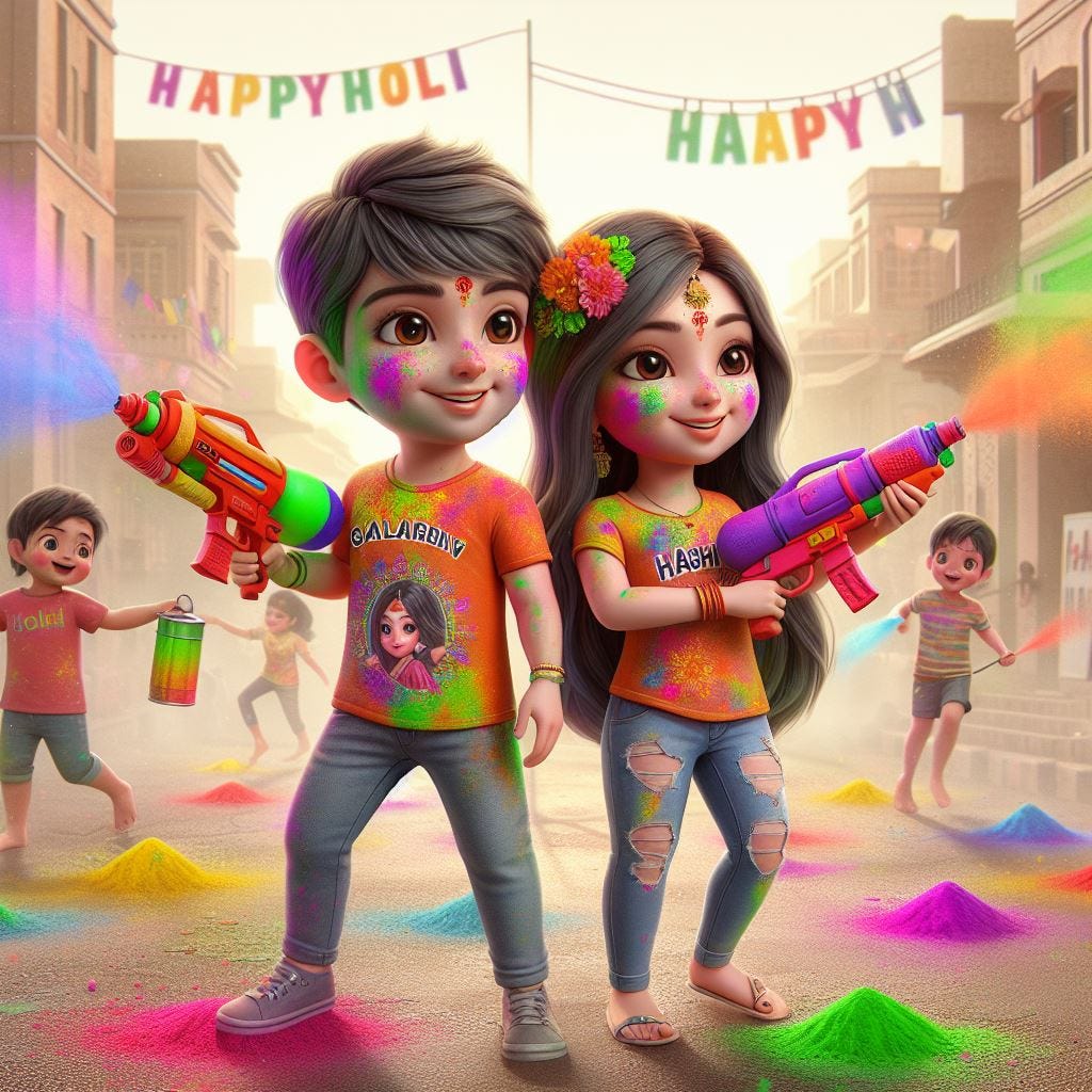 holi 3d photos
