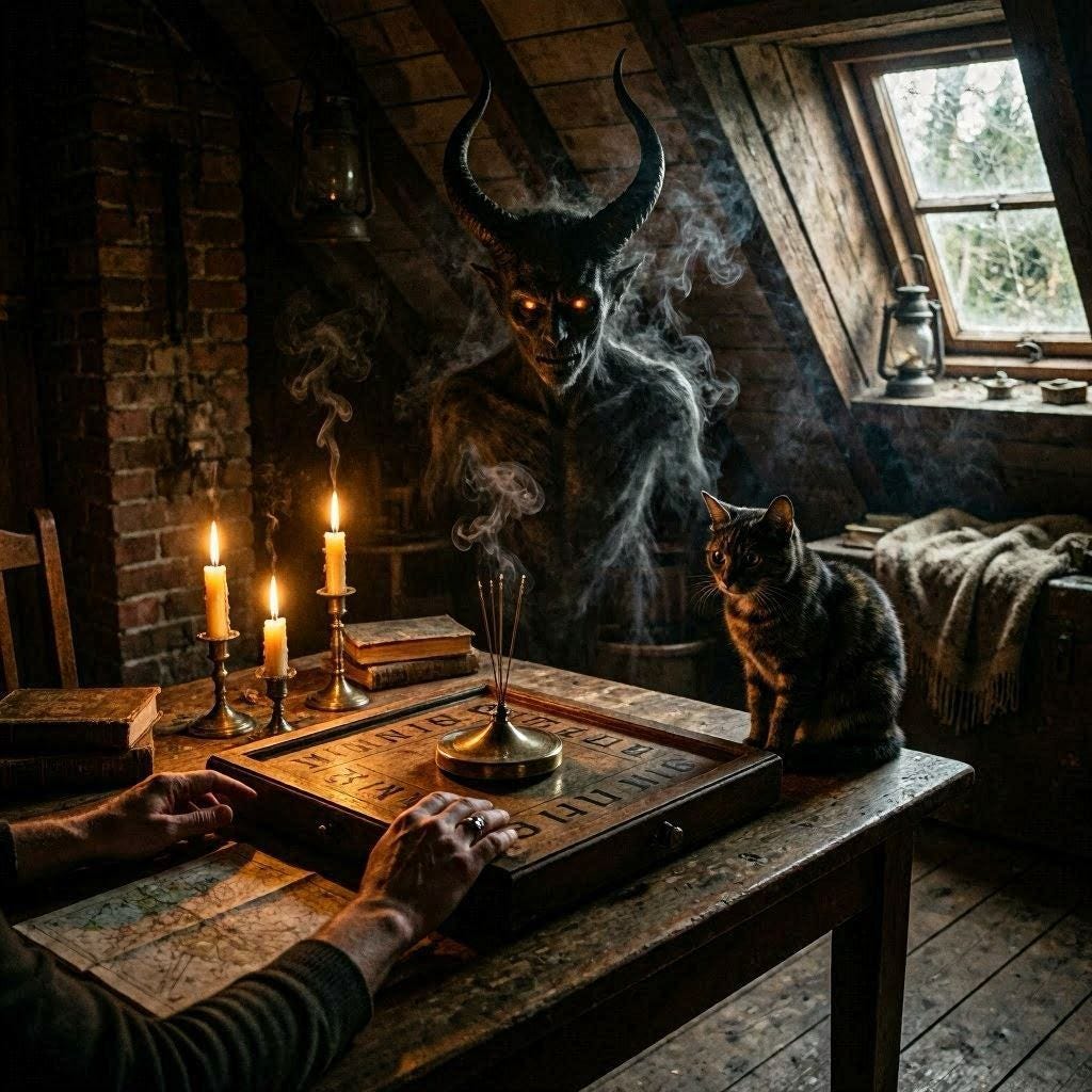 Os tabuleiros Ouija podem Invocar demônios perigosos.