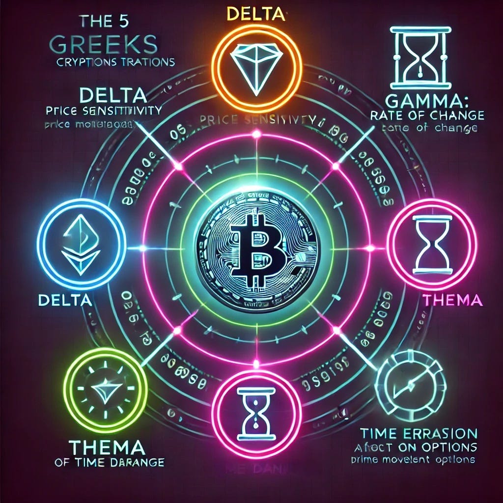 Understanding the Greeks: Delta, Gamma, Theta, Vega, and Rho in Crypto Options Trading | by PowerTrade | The Capital Understanding the Greeks: Delta, Gamma, Theta, Vega, and Rho in Crypto Options Trading | by PowerTrade | The Capital