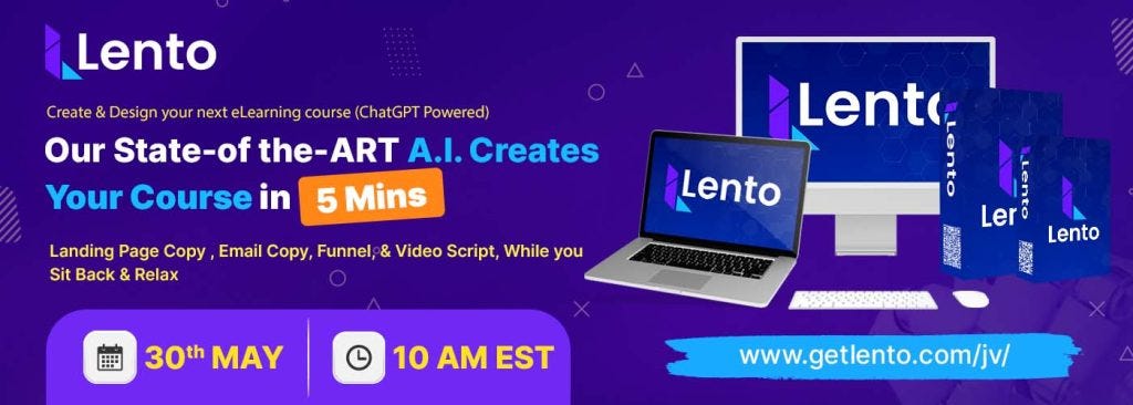 Lento Review (Daniel Adetunji) 100% Honest Opinion!!