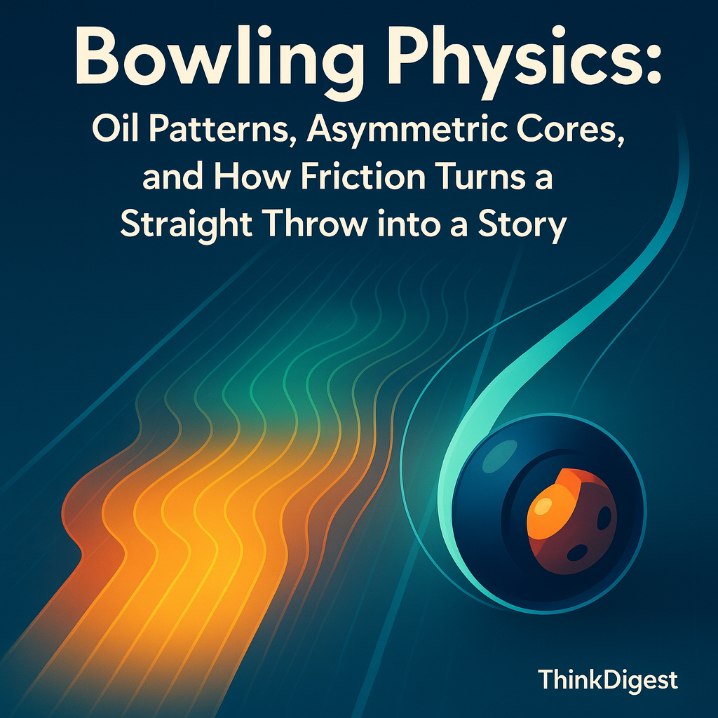 Bowling Physics: Oil Patterns, Asymmetric Cores, and How Friction Turns ...