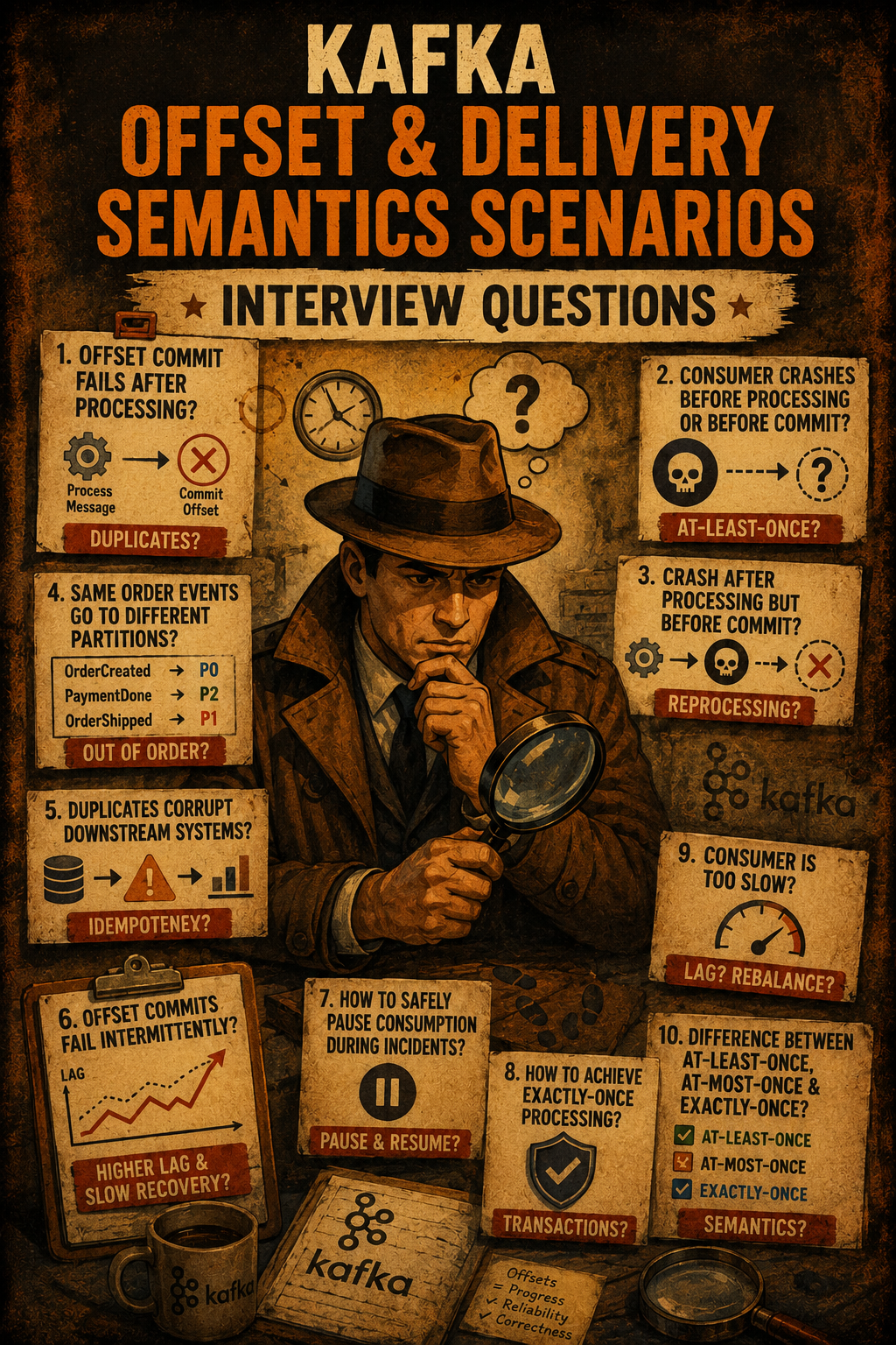 Kafka #4 :Offset & Delivery Semantics Scenarios based interview questions