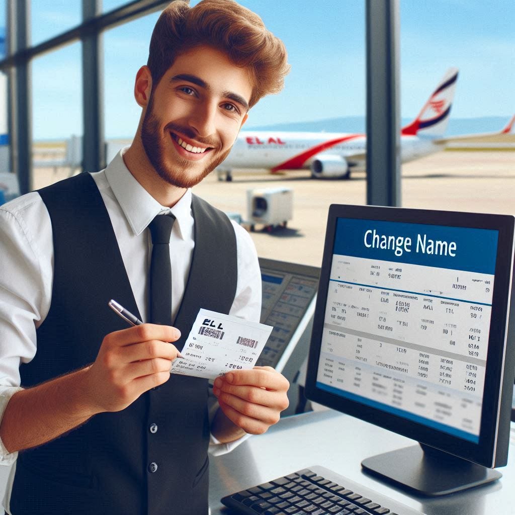 EL AL Name Change/Correction Policy How to Change your Name on Flight