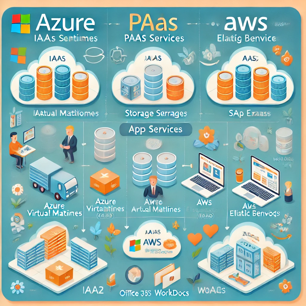Understanding Azure Services: IaaS, PaaS, SaaS, and Their AWS ...