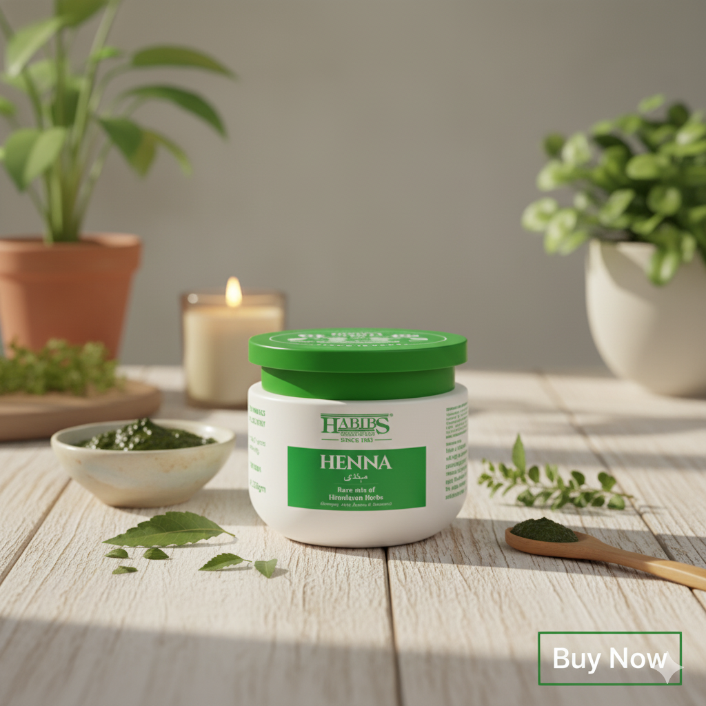 Habibs Orgamatics Natural Henna 200gm — Best Natural Henna for Hair Care