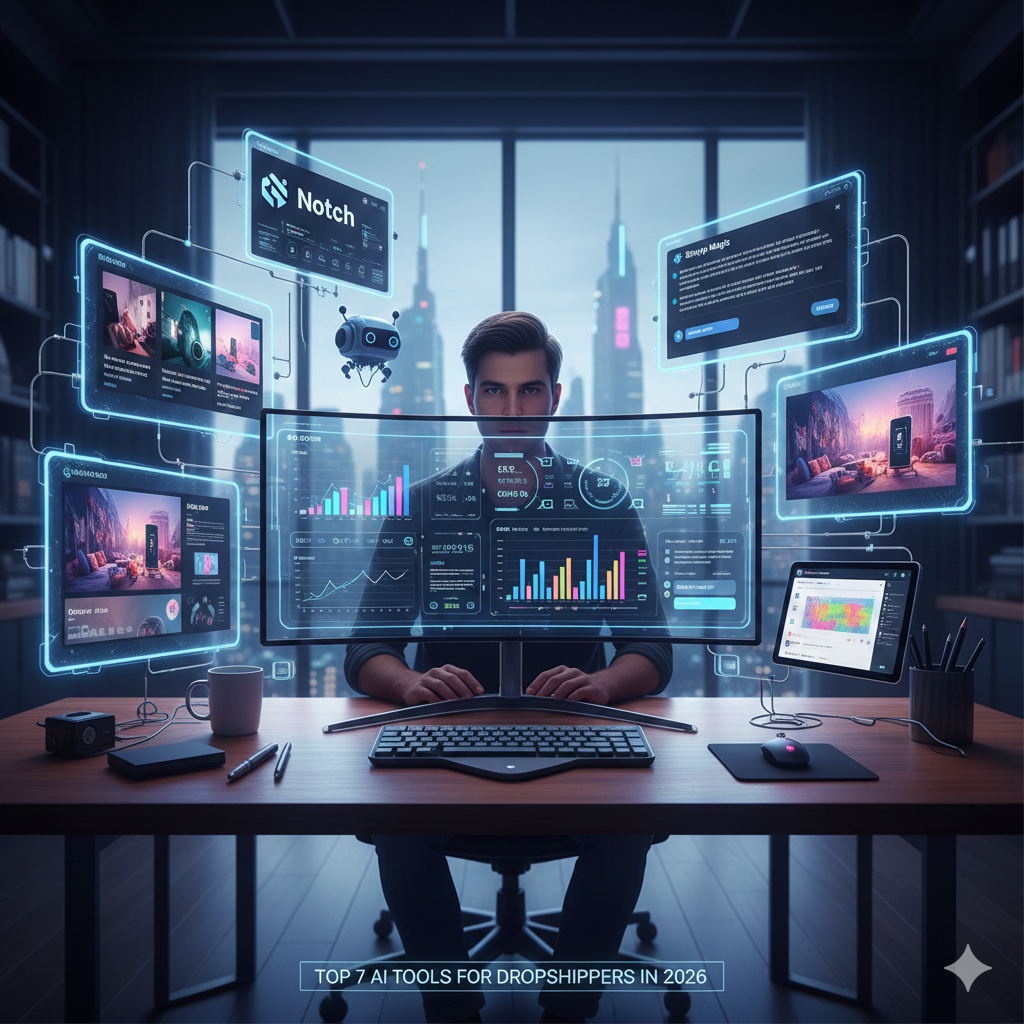Top 7 AI Tools Every Dropshipper Should Use in 2026