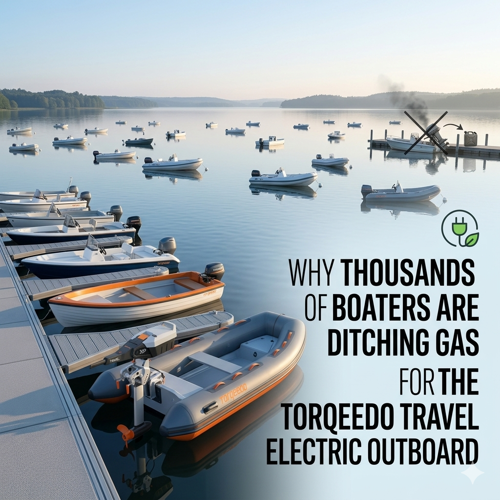 Why Thousands of Boaters Are Ditching Gas for the Torqeedo Travel Electric Outboard