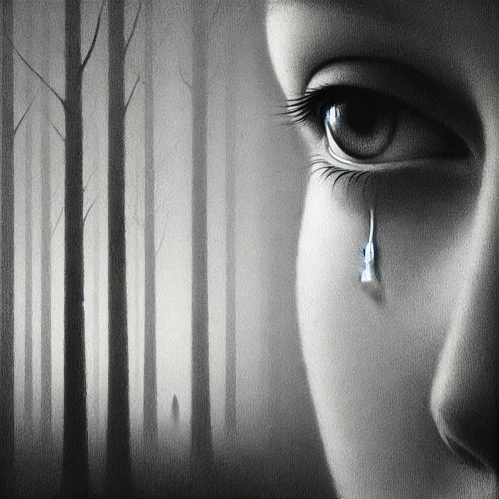 Fall Alone If Tears Fall Alone - Rainbow Salad - Medium
