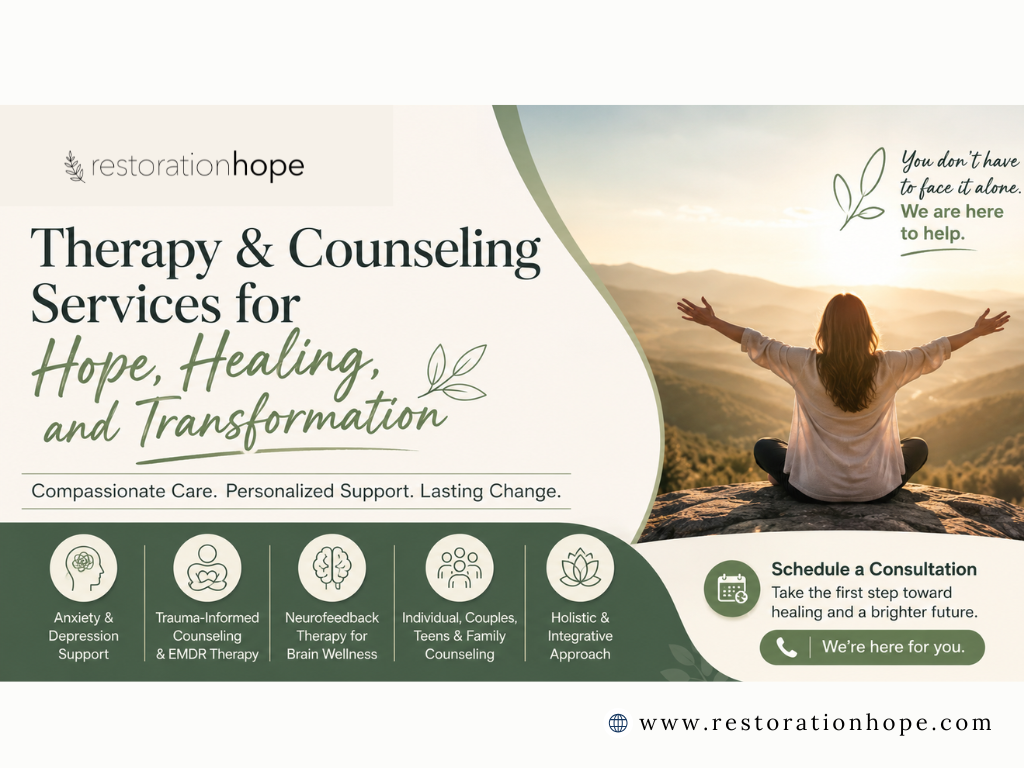 Therapy & Counseling Services for Hope, Healing, and Transformation
