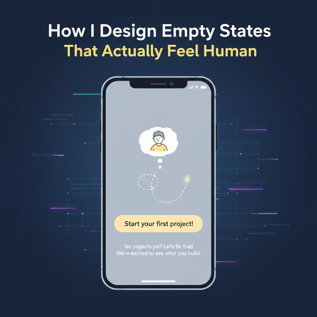 How I Design Empty States That Actually Feel Human
