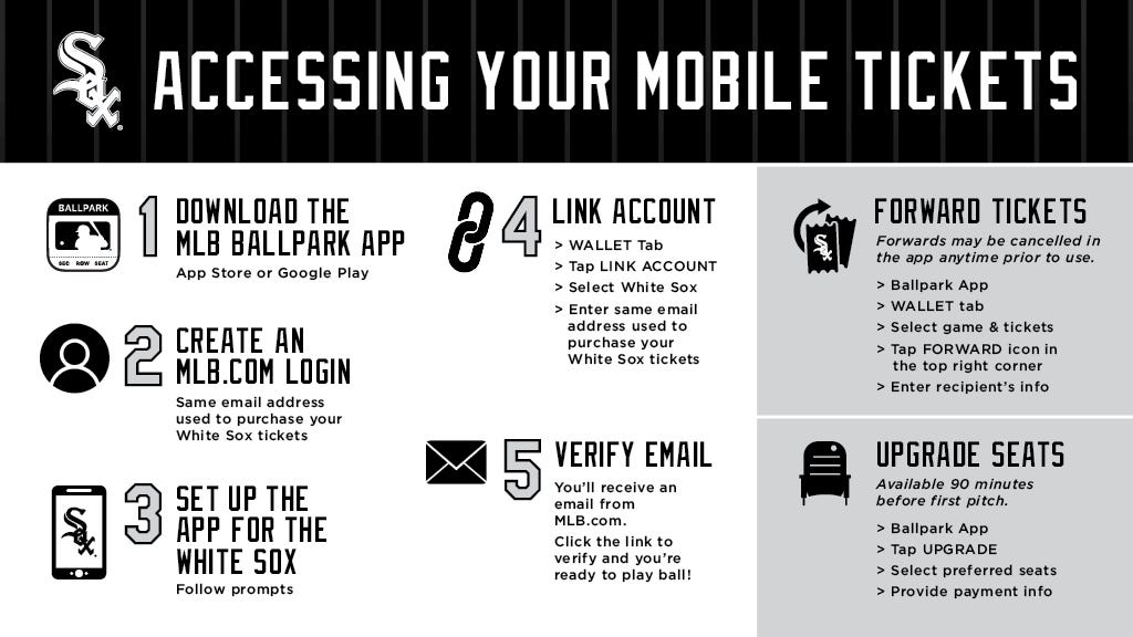 Your Phone Is Your Ticket: How to Access Your Mobile Tickets | by Chicago  White Sox | Inside the White Sox
