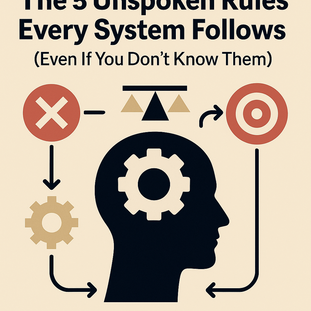 The 5 Unspoken Rules Every System Follows (Even If You Don’t Know Them