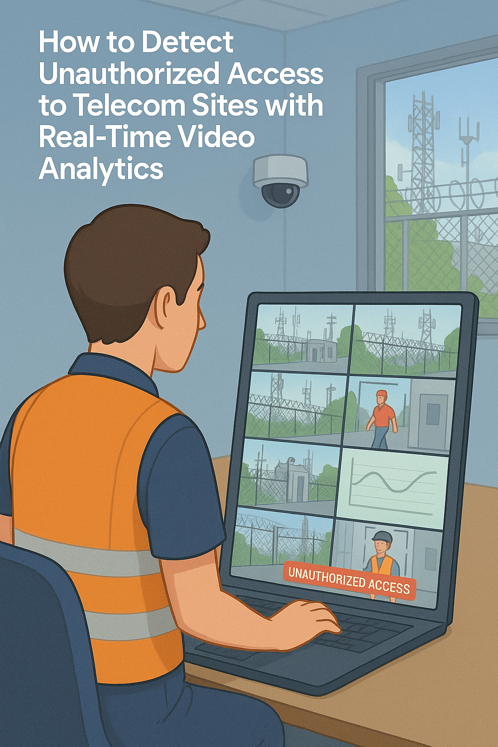 How to Detect Unauthorized Access to Telecom Sites with Real-Time Video Analytics