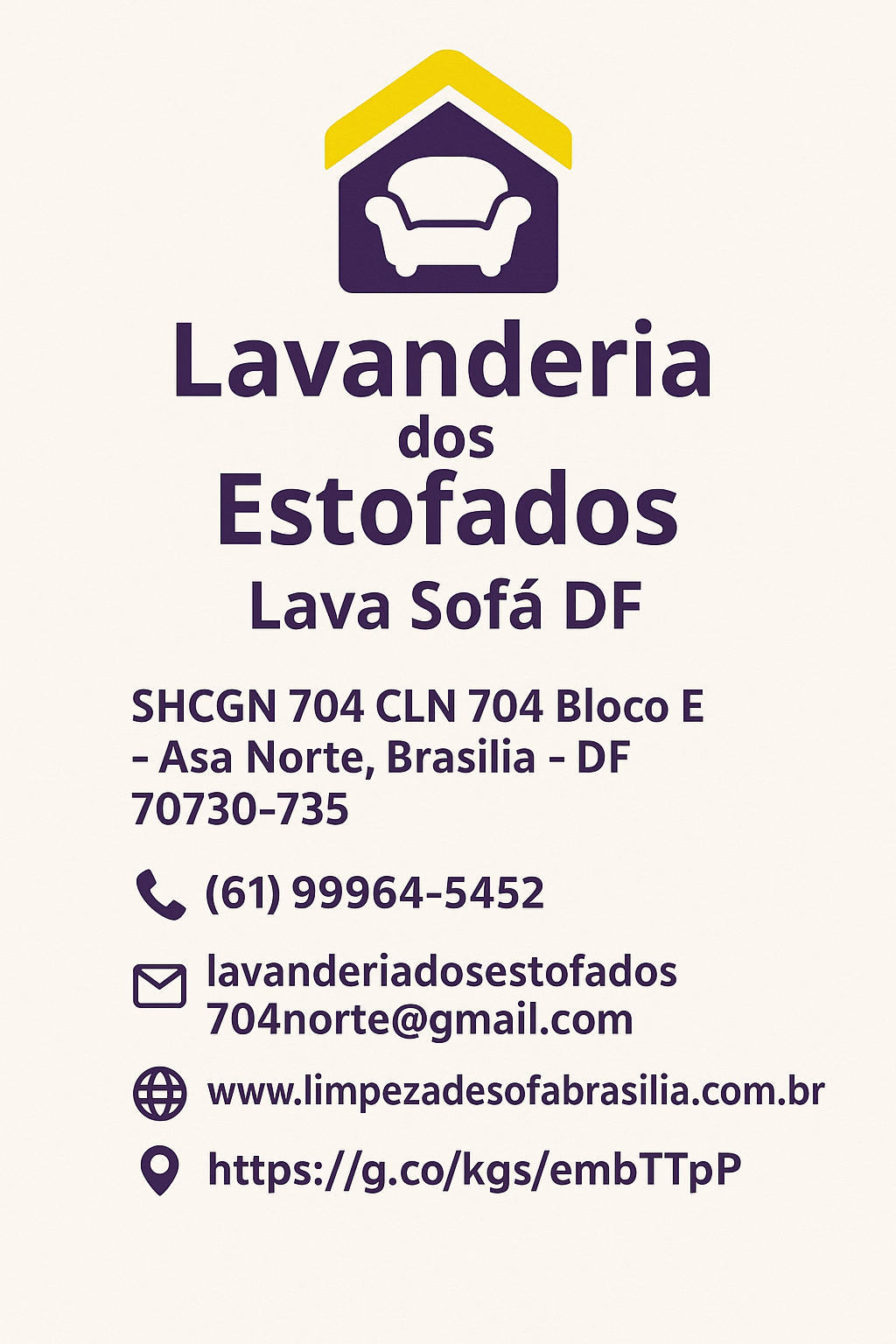 Lavanderia dos Estofados Asa Norte Lava Sofá DF