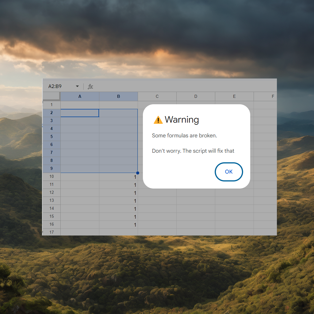 Google Sheets Fixed Prevent Users From Deleting Formulas By Max google-sheets-fixed-prevent-users-from-deleting-formulas-by-max