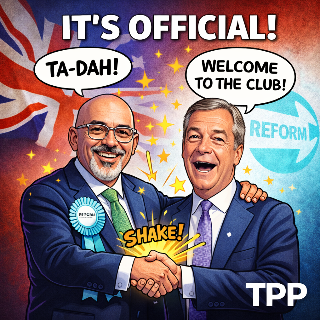 Zahawi Defects: A Turning Point for Reform UK? 🤔 By Lane Clark of TPP.