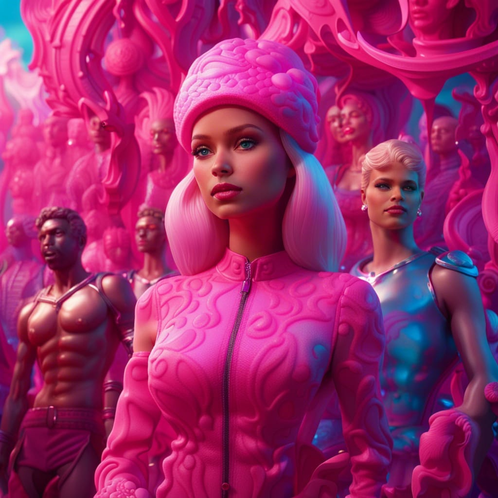 Bold cartoons barbie sale