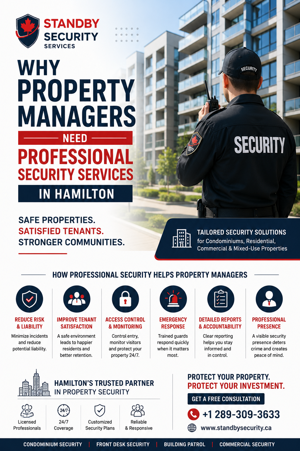Why Property Managers Need Professional Security Services in Hamilton