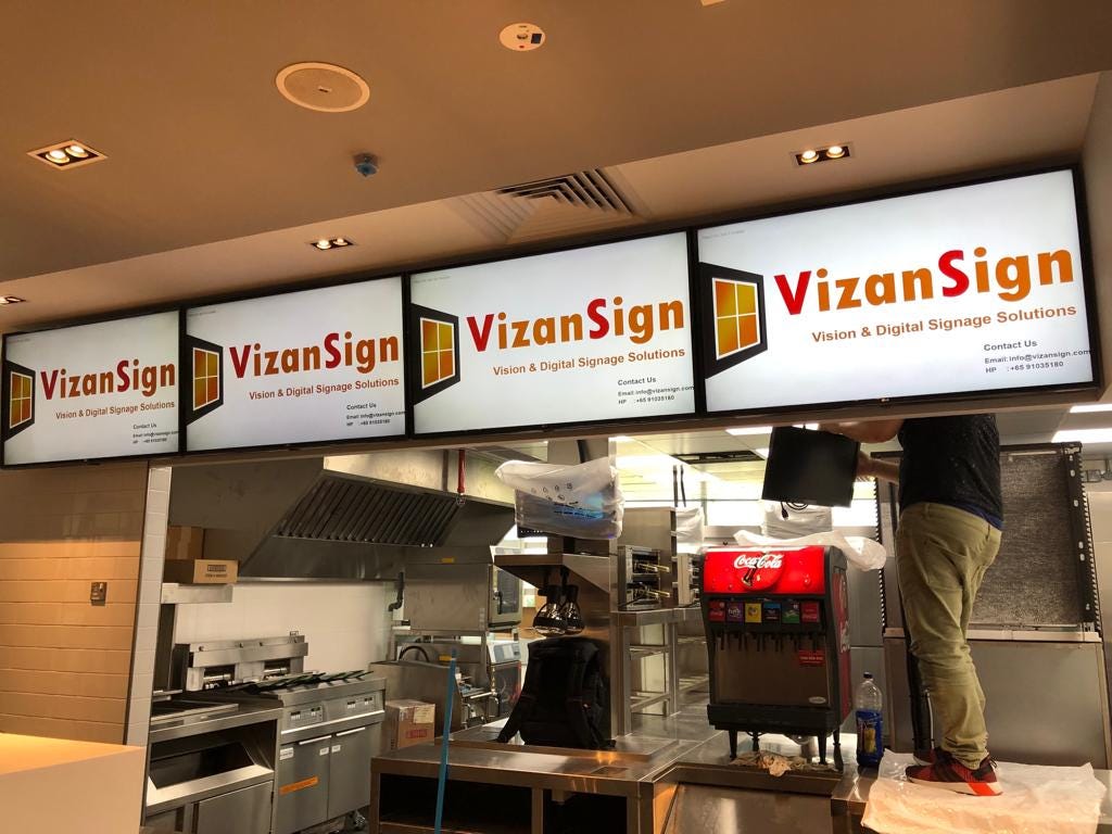 Digital Signage Singapore VizanSign Digital Signage Medium