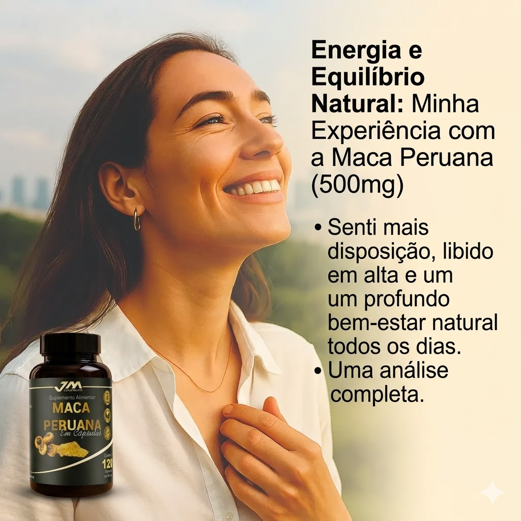 Maca Peruana 500mg (120 cápsulas): funciona mesmo? Review sincero e completo