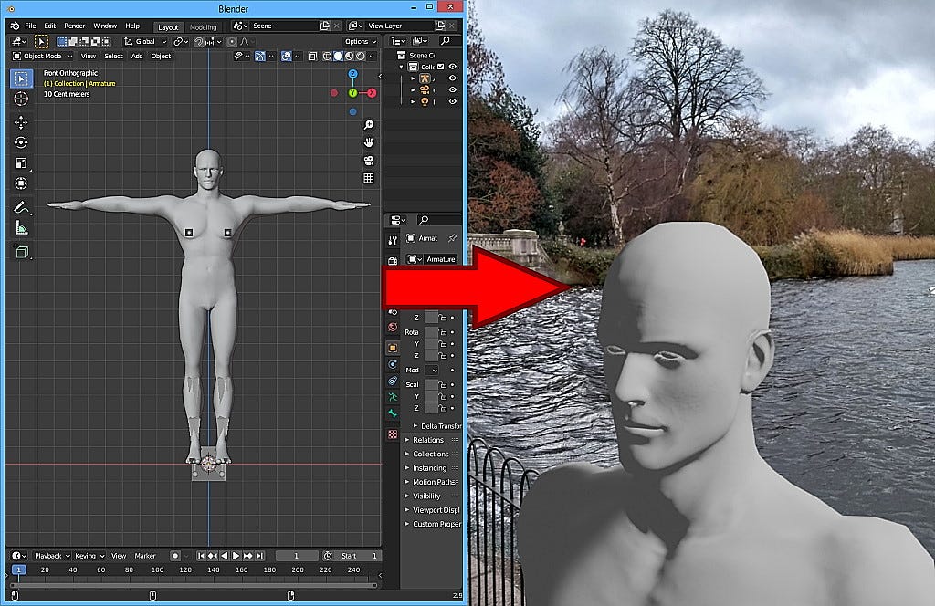 How to pose human figures with Blender without prior experience | by Raihan  Kibria | Medium
