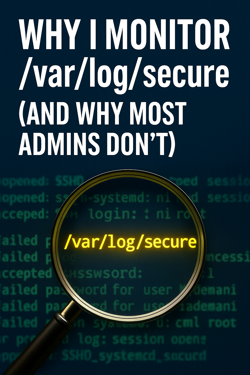 Why I Monitor /var/log/secure (and Why Most Admins Don’t) | by Faruk ...