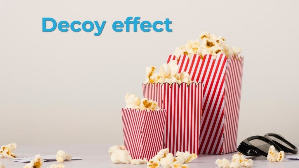 DECOY EFFECT. The Decoy effect is a strategy more… by Onyx UX Studio