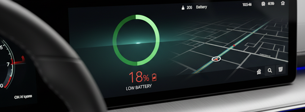 ev battery level dashboard