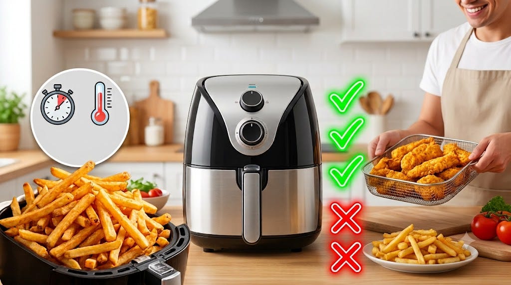 Guía Completa para Principiantes: Cómo Usar una Air Fryer Correctamente