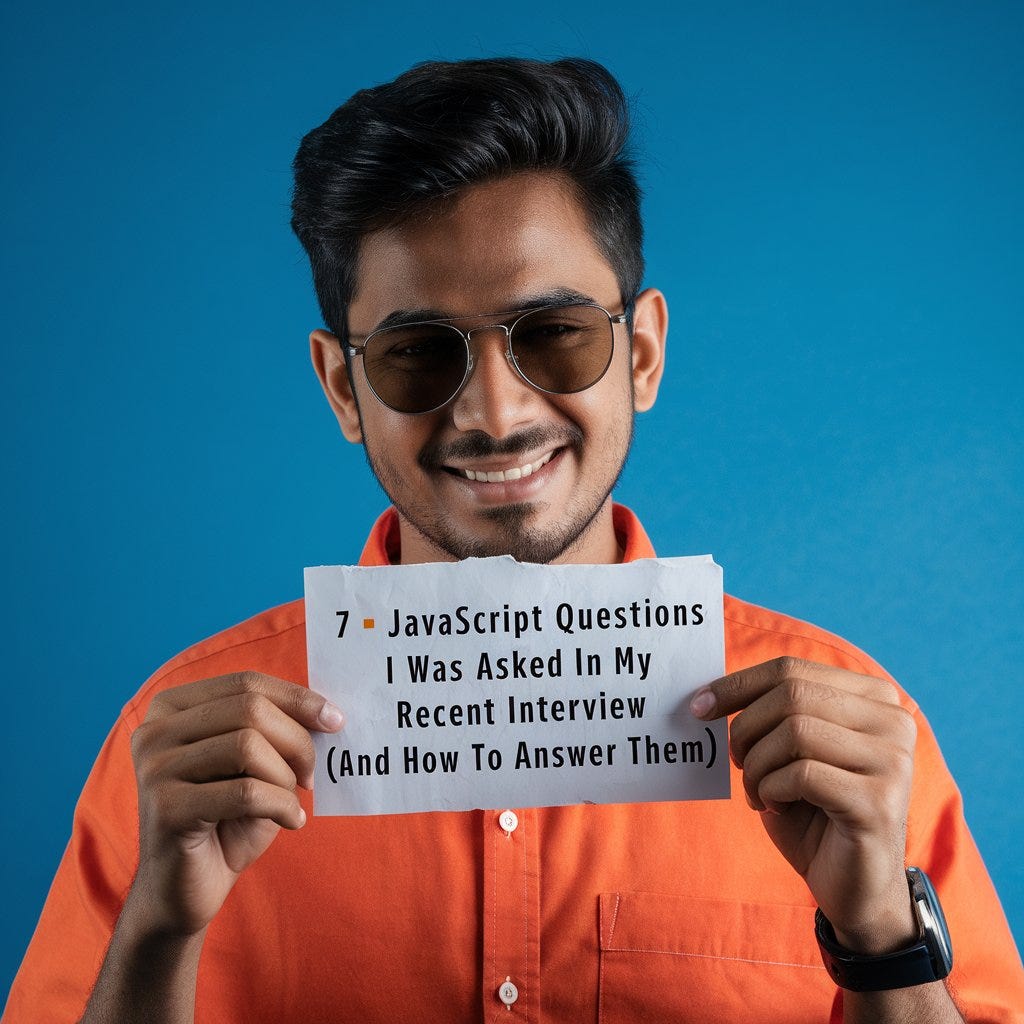 7 JavaScript Questions I Was Asked in My Recent Interview (And How to ...