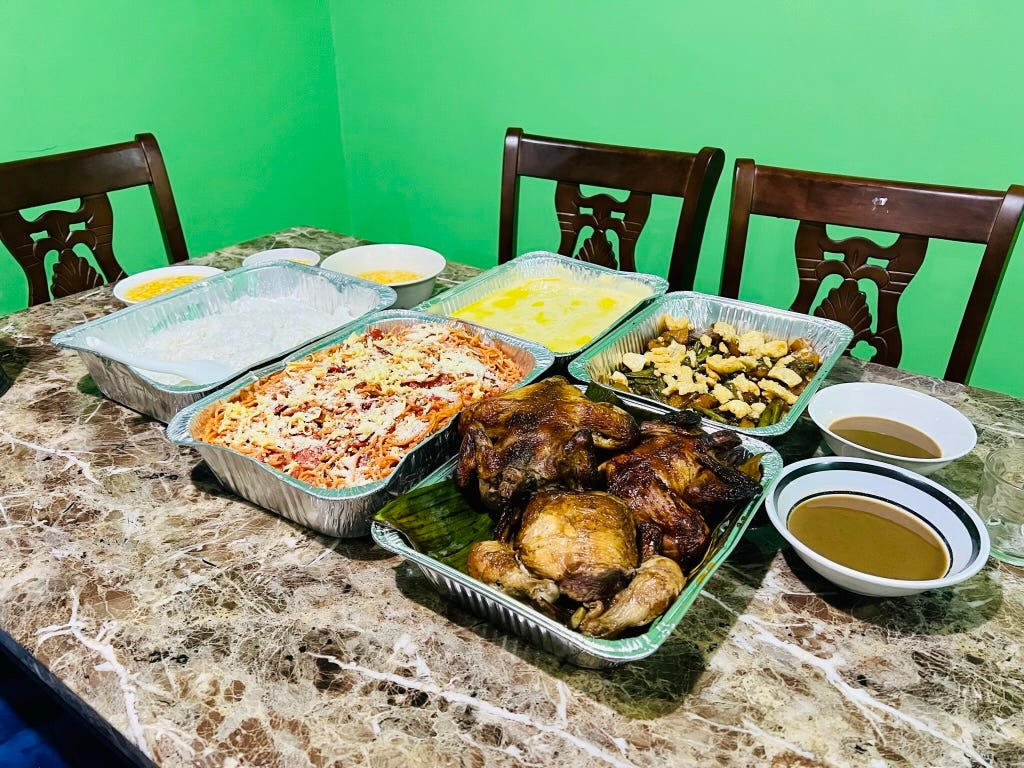 Thanksgiving meal list ideas