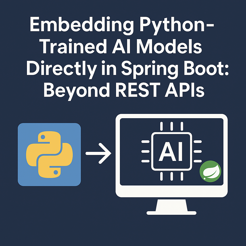 🚀 Embedding Python-Trained AI Models Directly in Spring Boot: Beyond ...