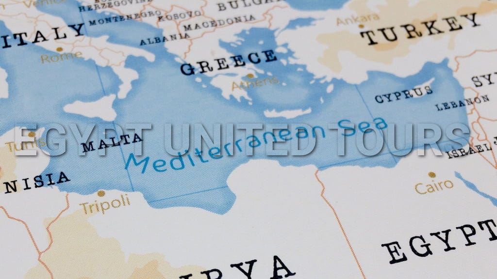 Mediterranean Map/List of Mediterranean Countries