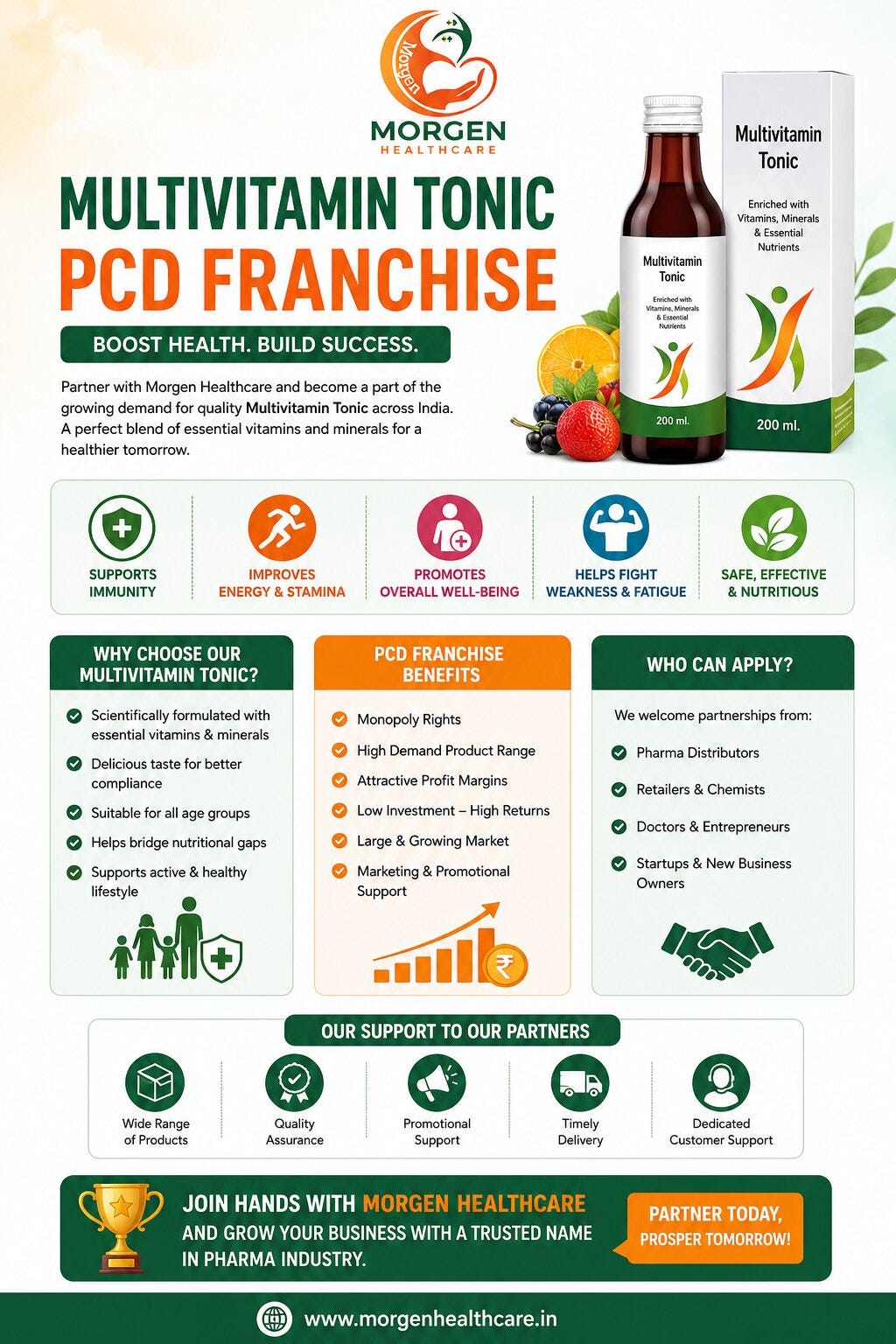 Multivitamin Tonic PCD Franchise — Morgen Healthcare
