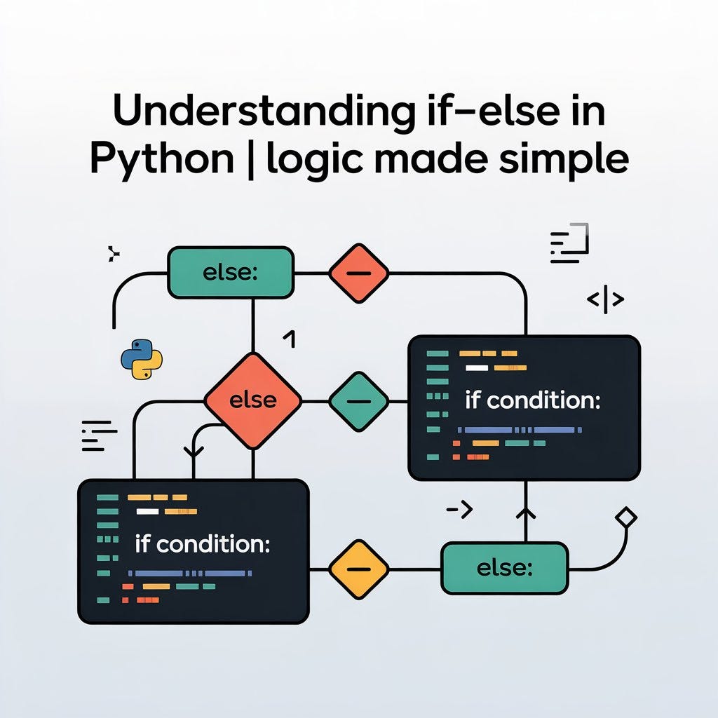 Understanding if–else in Python | Logic Made Simple | by Saboora Khalil ...