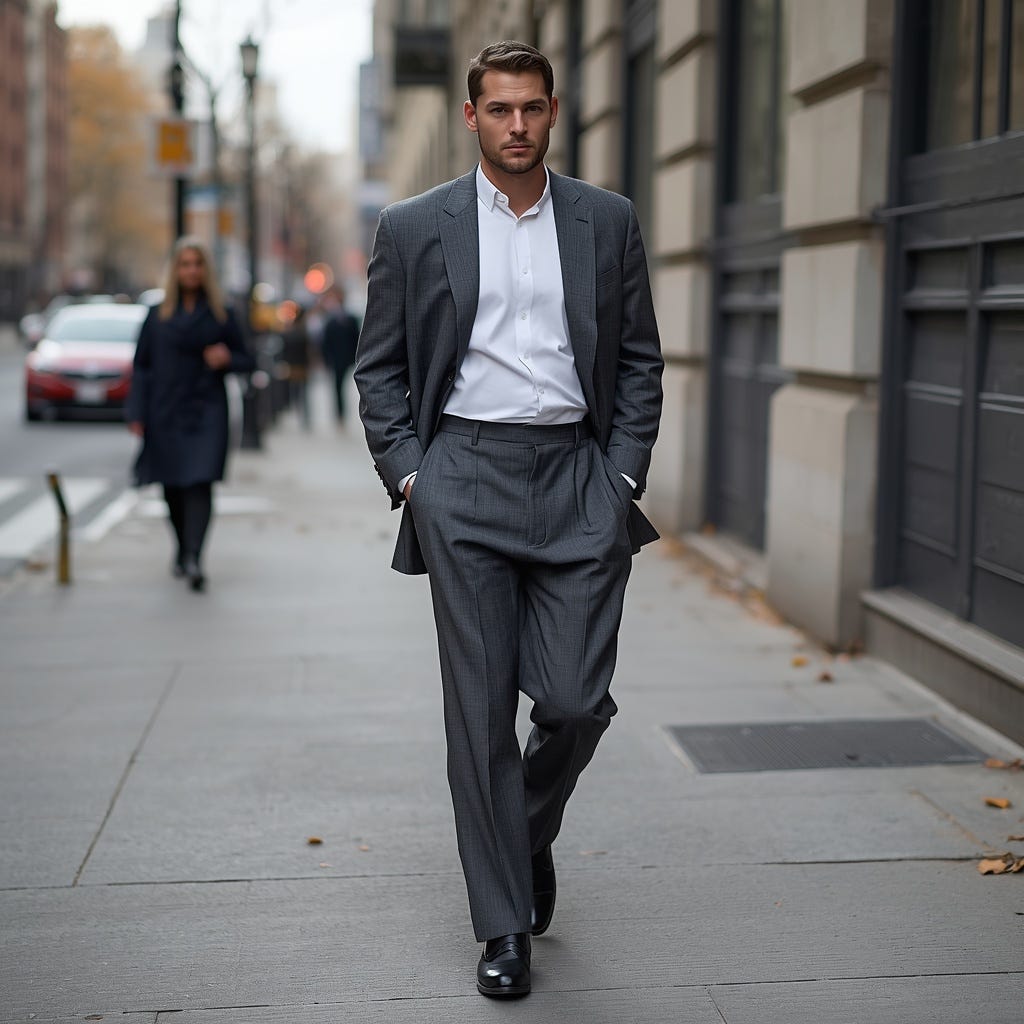 Are baggy suits actually back? 👔