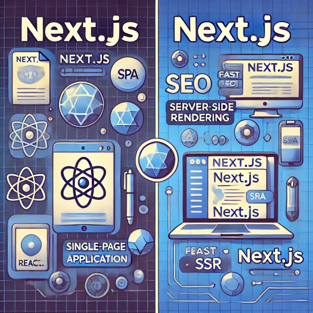 Next.js vs React.js: Key Differences and When to Use Each | by Rutuja ...
