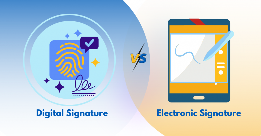 The Electronic Vs. Digital Signature by CryptoESIGN Medium