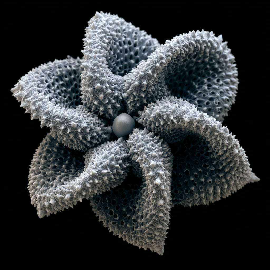 The Hidden Universe: Learning to See with an Electron Microscope in Midjourney