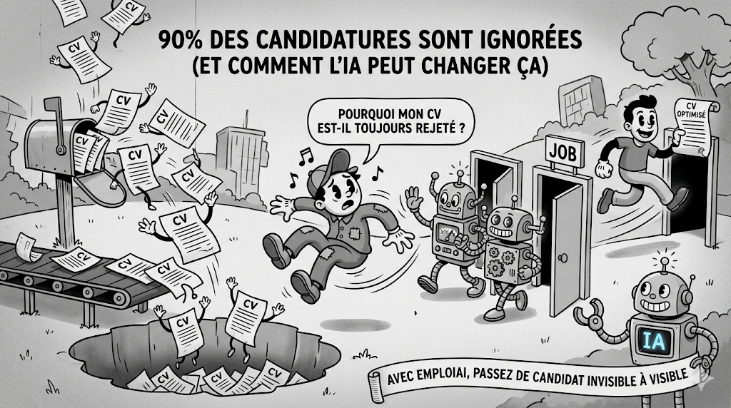 Pourquoi 90% des candidatures sont ignorées (et comment l’IA peut changer ça)