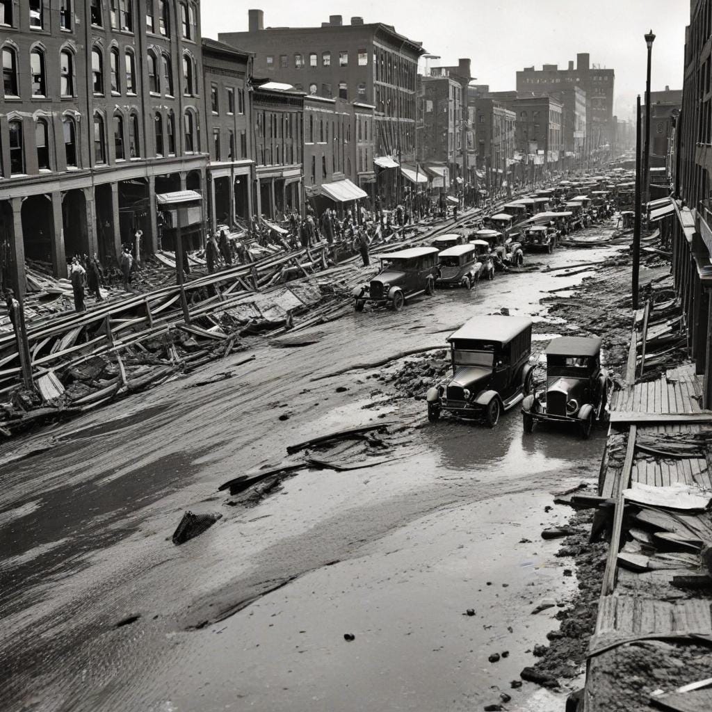 The Great Molasses Flood of 1919 A Sticky Disaster in Boston by Sima