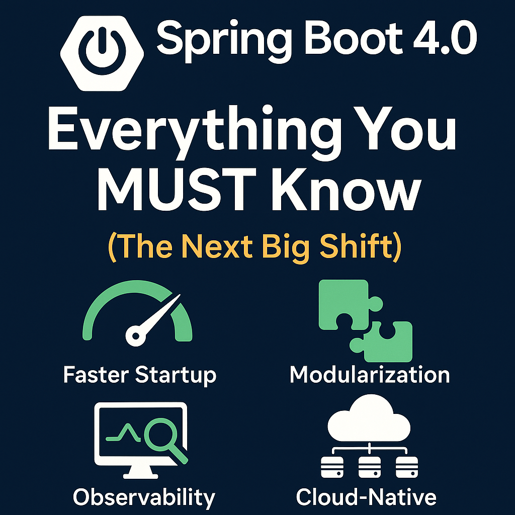 🌱 Spring Boot 4.0: The Upgrade Every Java Developer MUST Read About ...