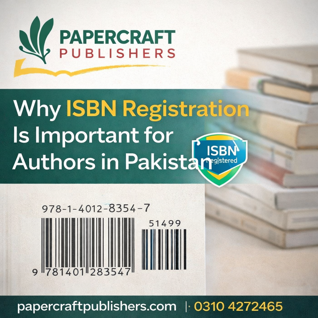 Why ISBN Registration Is Important for Authors in Pakistan