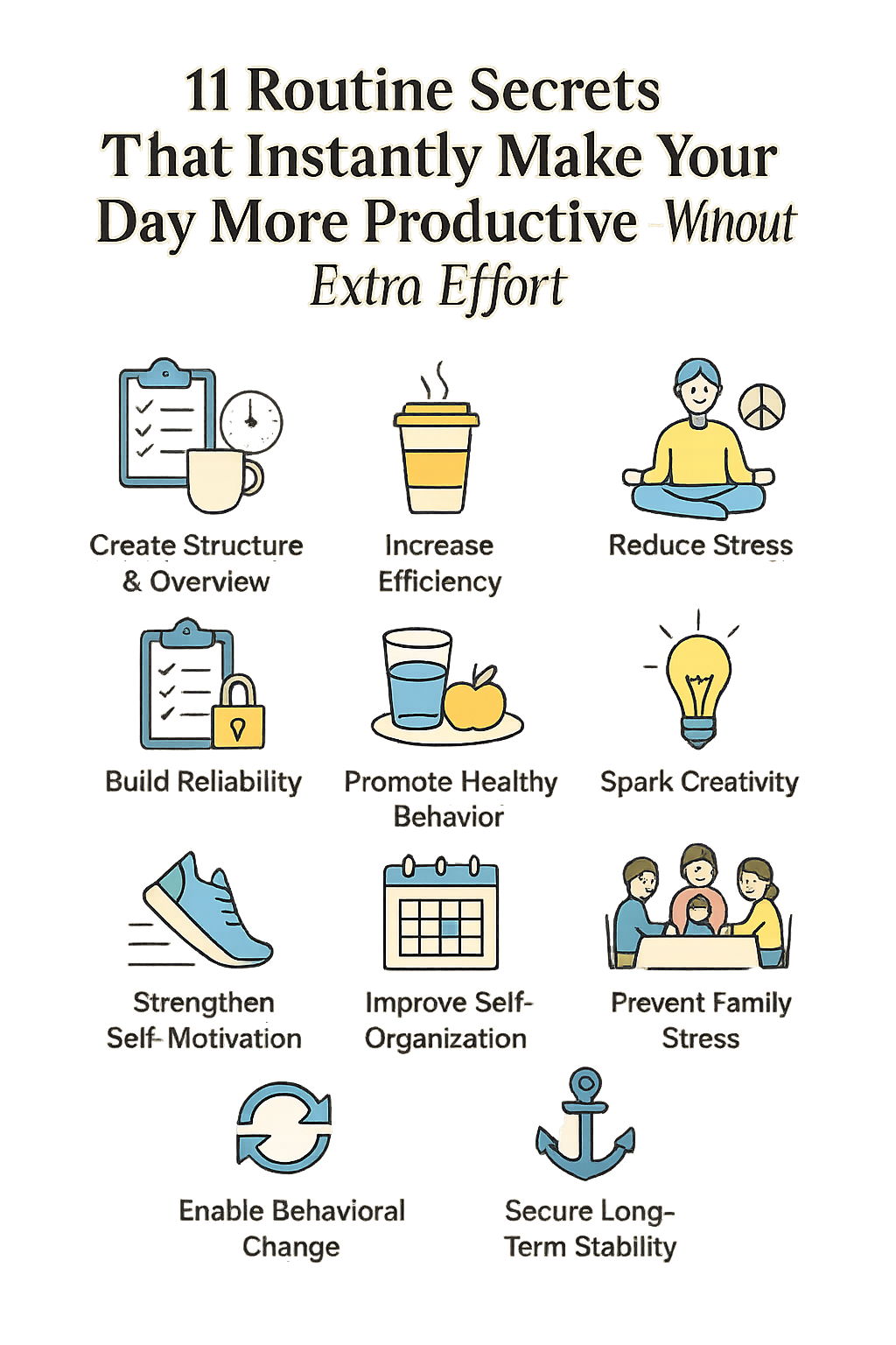 11 Routine Secrets That Instantly Make Your Day More Productive ...