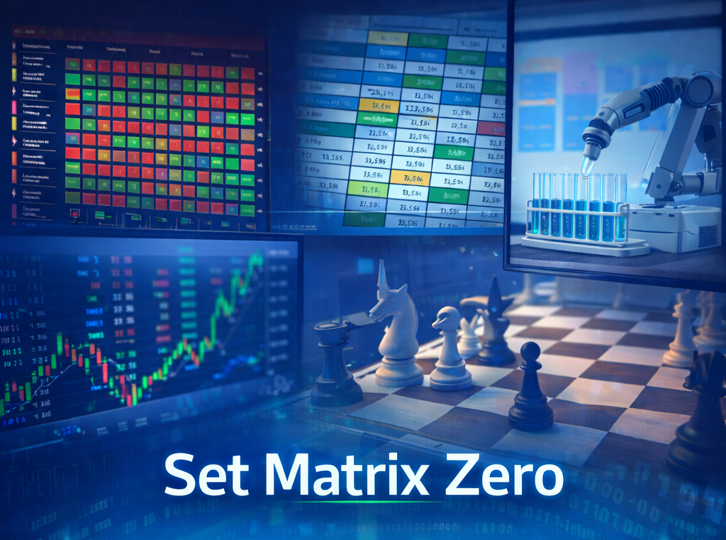 Set Matrix Zero. Problem Statement :- Given a matrix… | by Rubasri ...