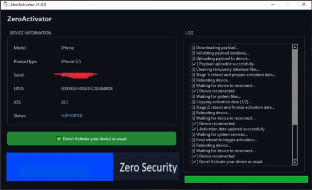 Zero Activator v1.0.0