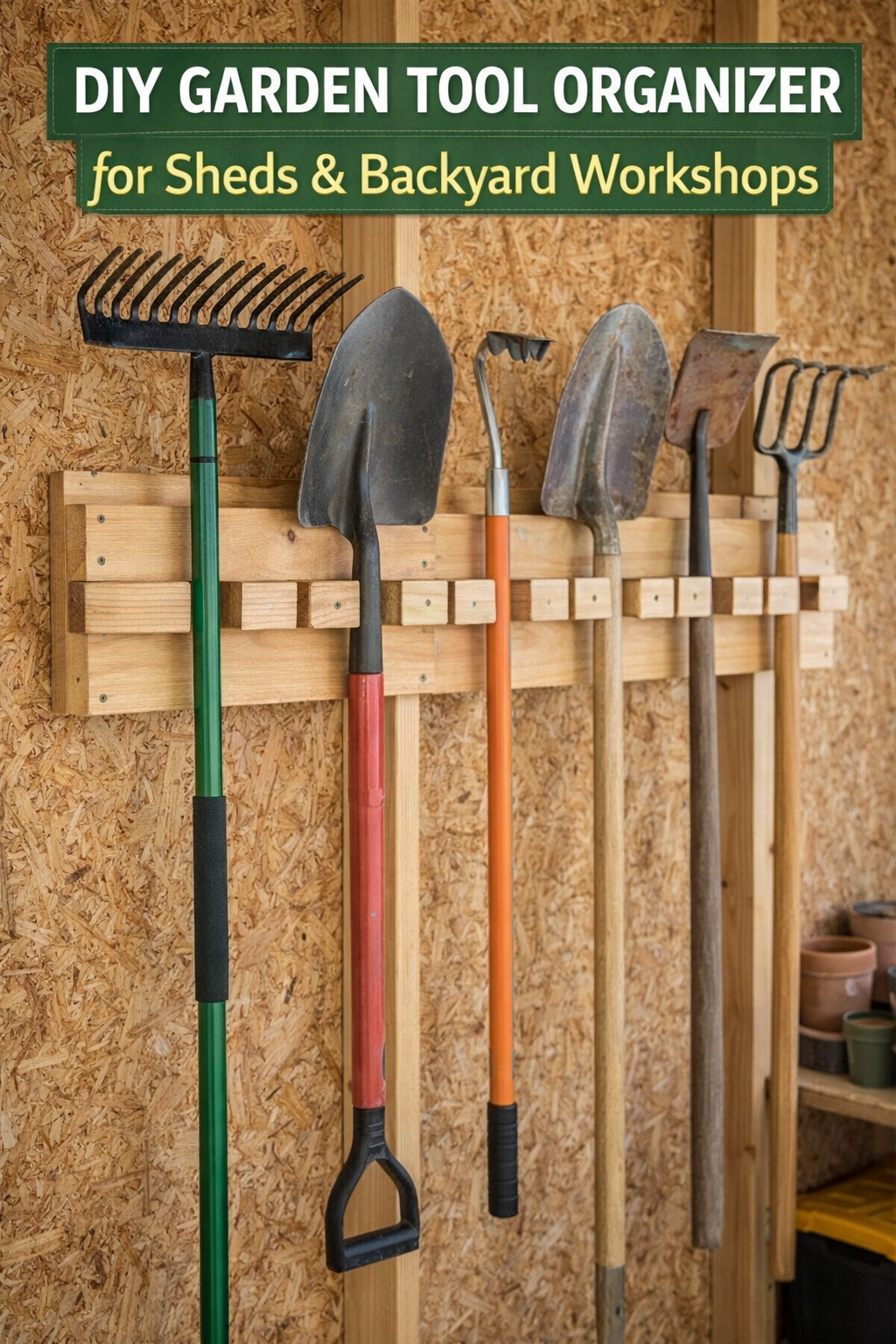 Build a DIY Garden Tool Wall Organizer for Your Shed (Step-by-Step Guide)