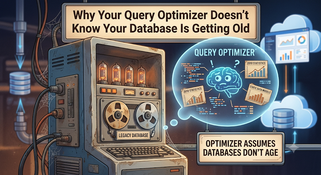 Why Your Query Optimizer Doesn’t Know Your Database Is Getting Old