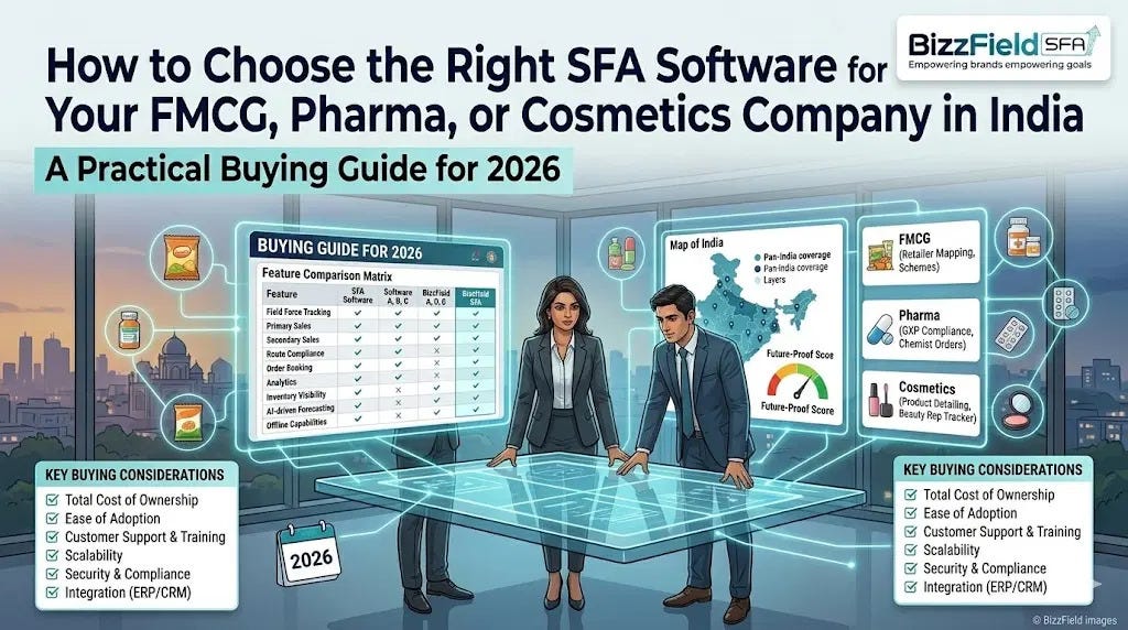 How FMCG & Pharma Companies Can Choose the Right SFA Platform