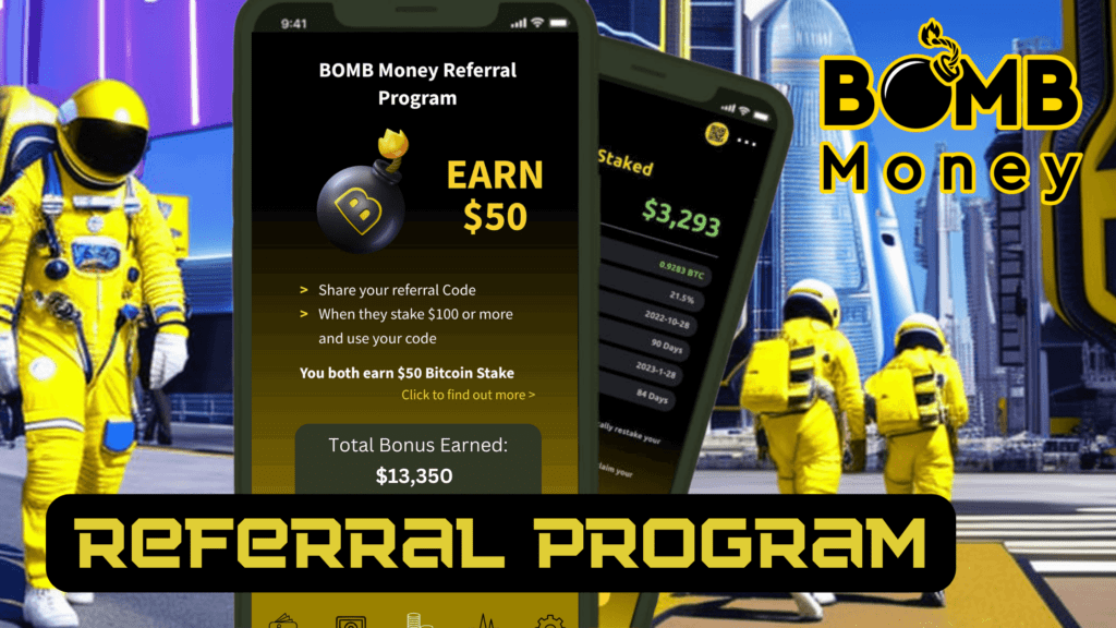 Bomb Money New Referral Program Landing Page BTC Upload Medium